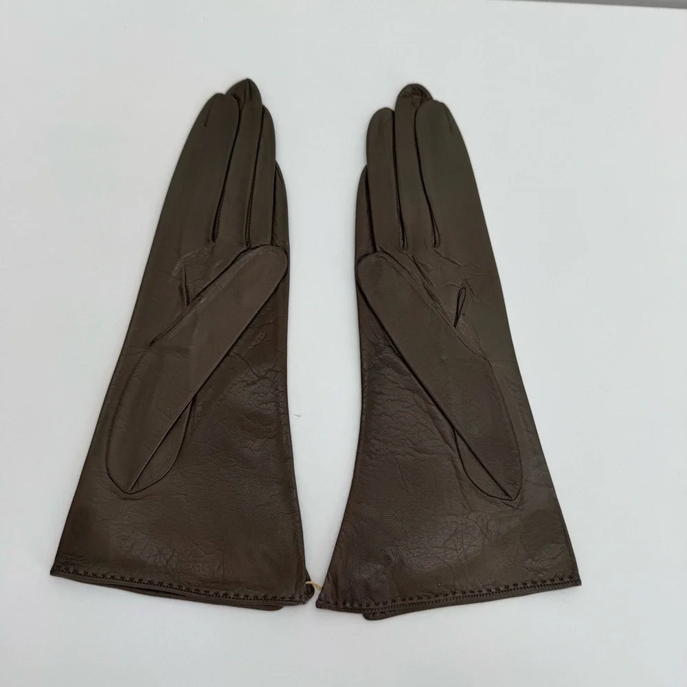 Vintage Denise Francelle Paris Leather Gloves Women’s Size 7